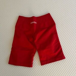 Aurola Red Shorts
